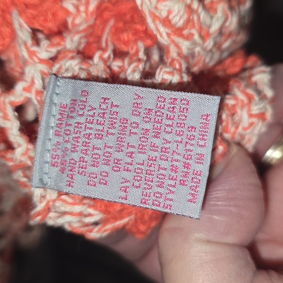 S.A. Collection Crochet Mesh Sweater, 2X - Picture 6 of 7